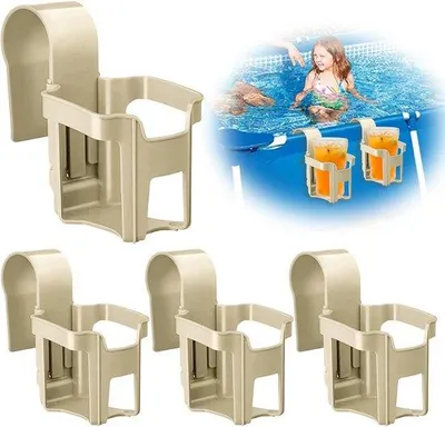 Produktbild von Schwimmbadbecherhalter aus Kunststoff für die meisten Schwimmbäder