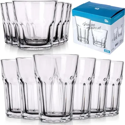 Produktbild von Gläser-Set Trinkgläser Wassergläser Saftgläser Cocktailgläser 230 / 330 ml 12 Stk.