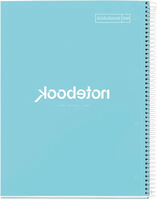 Productafbeelding van Notitieboek A4 - Schrijfblok - Ideaal voor notities - 80 vellen 90 g/m² - A4 - Hemelsblauw
