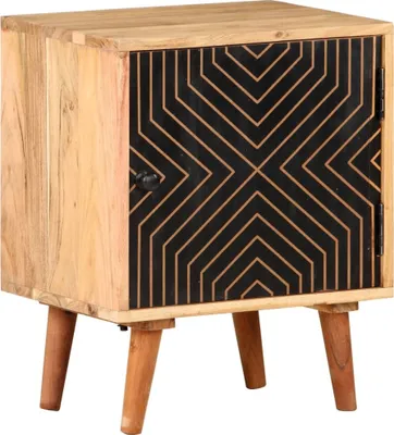 Produktbild von Nachttisch 40x30x50 cm Akazie Massivholz