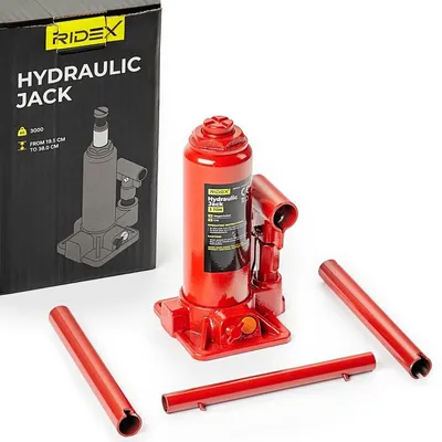 Produktbild von RIDEX 4710A0007 Wagenheber SUV Unterstellheber 3 t Hydraulisch Stempelwagenheber 374mm Max