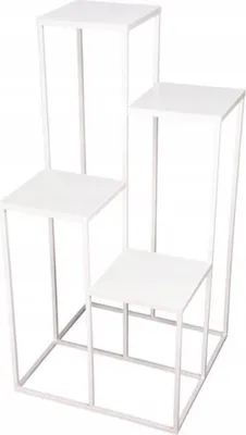 Immagine prodotto di Portafiori moderno a soppalco WHITE SIMPLE 12 010/K-12-4K-100B