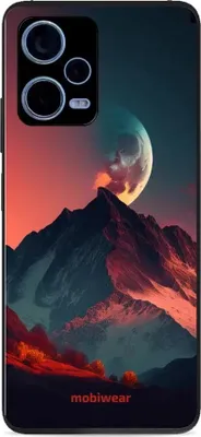 Produktbild von Handyhülle für Xiaomi Redmi Note 12 Pro 5G, Mobiwear Glossy Case, Gebirgsdämmerung