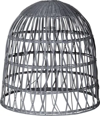 Zdjęcie produktu dla Star Trading 092-01, Klosz oświetleniowy, Szary, Polietylen, Rotang, IP44, 48 cm, 500 mm
