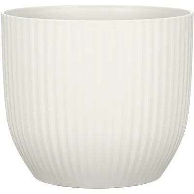 Image de Pot de fleurs rond DEROMA, 10 L, Ø 27 cm, Blanc