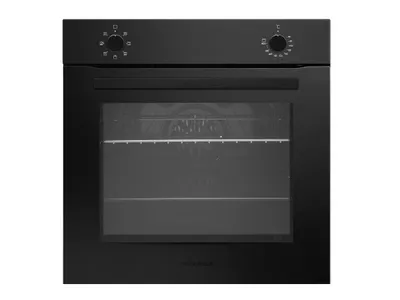 Produktbild von Respekta Glas-Einbaubackofen autark Janis, mattschwarzer Tür und Bedienblende, 72 l, 60 ° - 250 °C