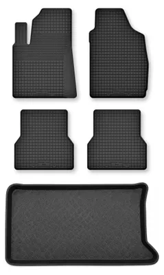 Immagine prodotto di Tappetini a vasca + bagagliaio per Ford Ka+ 2014- hatchback 5 pezzi