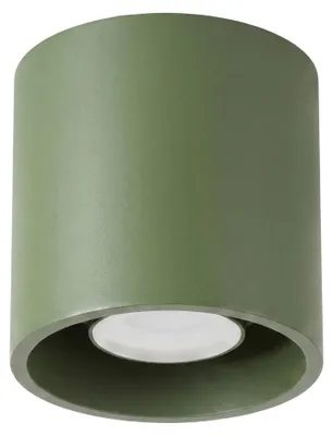 Immagine prodotto di Plafoniera ORBIS 1 verde oliva 1xGU10 10W alluminio 10x10x10cm Sollux Lighting
