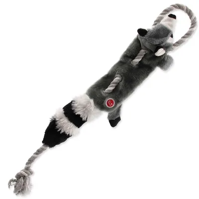 Zdjęcie produktu dla Zabawka DOG FANTASY Skinneeez z szopem na sznurku 57,5 cm