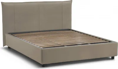 Produktbild von Doppelbett Dmerten, Containerbett mit Stoffbespannung, 100%  Italy, Frontöffnung, passend für Matratze Cm 160x200, Turteltaube