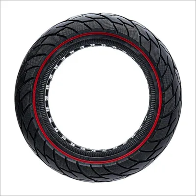 Produktbild von Vollgummireifen 10x2,125“ Linie Soflow, Aprilia , Odys Alpha X10 usw. – Rot