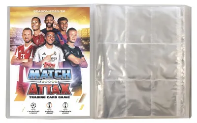 Produktbild von Topps - Match Attax Champions League 2025/26 - Trading Cards - 1 Leere Sammelmappe