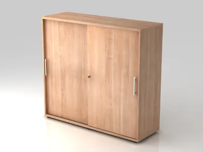 Produktbild von Hammerbacher Schiebetürenschrank V1753S/N/N/RE nußbaum/nußbaum