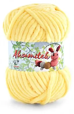 Produktbild von Opus Natura Aksamitek Wolle 50g 60m Zitronengelb