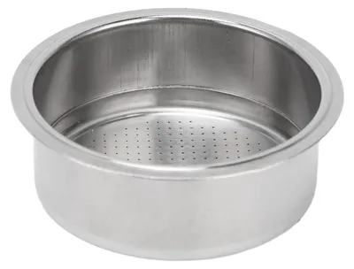 Productafbeelding van Siebdragerfiltermand - 51 mm voor 2 kopjes - voor espressomachines - roestvrij staal - geschikt voor 2 kopjes