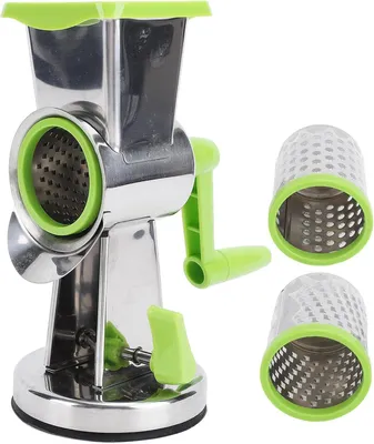Imagen del producto de Rallador con base de succión, de acero inoxidable, compacto, para la cocina