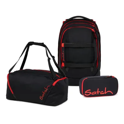 Produktbild von Satch Pack Fire Phantom Schulrucksack Set 3tlg.