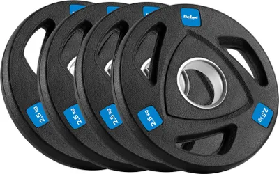 Produktbild von Olympisches Hantelset aus Gusseisen 4x2,5kg 10kg 51mm Rebel-Scheiben