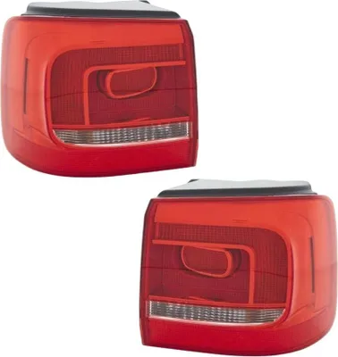 Image de Jeu de feux arrière gauche et droit 12 V P21W PY21W HELLA pour VW TOURAN