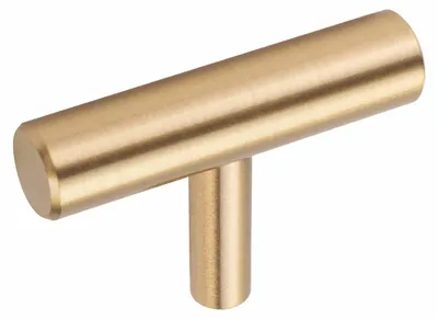Produktbild von Set mit 10 Messing-Schrankknäufen – T-förmig, für Küche und Badezimmer