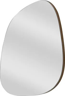 Produktbild von Dmora Wandspiegel Moscufo 58x75h cm gold, Unregelmäßige Form
