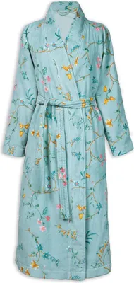Produktbild von Pip Studio Les Fleurs Bademantel Farbe Blau Größe XXL