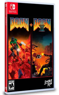 Zdjęcie produktu dla Bethesda DOOM & DOOM II, Nintendo Switch, Tryb multiplayer, od 17 lat, Nośnik fizyczny