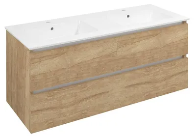 Produktbild von Sapho EZARA Doppelunterschrank 120x55x46cm, Eiche Alabama