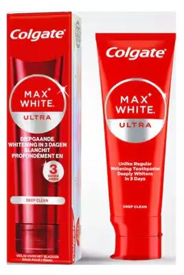 Produktbild von Colgate Tandpasta Max White Ultra Deep Clean (75 ml)
