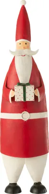 Produktbild von J-Line J-Line Weihnachtsfigur Weihnachtsmann - Eisen - Weiß/Rot - Groß