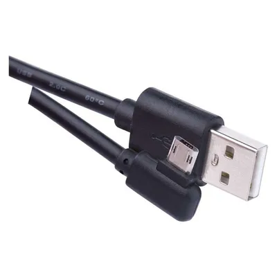Obrázok produktu pre USB kábel 2.0 A/M - micro B/M 1m čierny, Quick Charge 71097