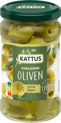 Produktbild von KATTUS Oliven ohne Stein, frisches Aroma