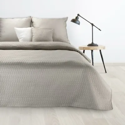 Produktbild von Bettüberwurf Ganzjährig BONI 3 silber 170x210 cm cm hellgrau