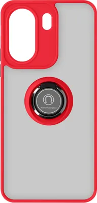Immagine prodotto di Avizar, custodia per smartphone con anello di supporto, compatibile con Xiaomi Redmi 13C / Poco C65, colore rosso