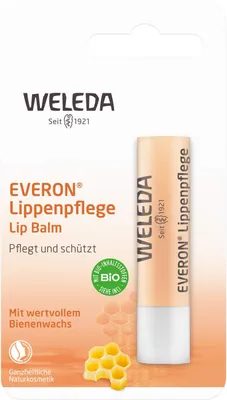 Zdjęcie produktu dla Weleda Lippenpflege Everon, Balsam do ust, Kobiety, Skóra wrażliwa, Ochrona, Zmiękczający, Pałeczka, 4,8 g