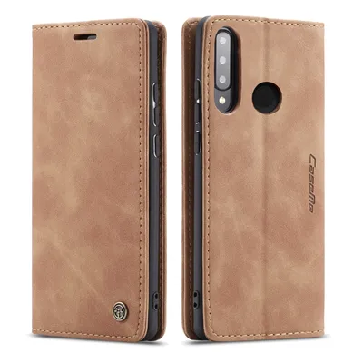 Produktbild von Huawei P30 Lite Hülle, Retro Kunstledertasche, Kartenfächer, Standfunktion Schutzhülle für Huawei P30 Lite Braun