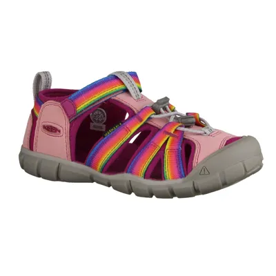 Produktbild von Keen Seacamp II Mädchen, Sandale geschlossen, Textil/Synthetik, Rainbow/Fuchsia - Kinderschuhe Teens Mädchen Gr. 25 - 42, Mehrfarbig