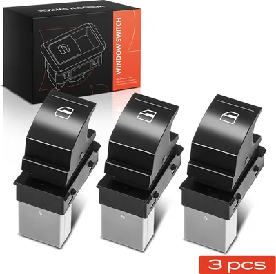 Immagine prodotto di Frankberg 3x interruttore alzacristalli elettrici per VW Golf 5 1K 6 Polo CC Passat Seat