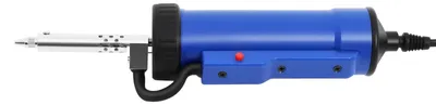 Produktbild von Entlötpumpe - Elektrischer Lötsauger 220 V EU-Stecker - Handgerät - Für PCB/Leiterplatten-Reparatur - Tragbar - Blau
