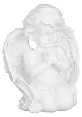 Image de Statue de tombeau ange priant RD30897, blanc
