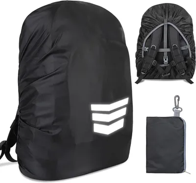 Produktbild von Rucksackhülle wasserdicht 30-40L, reflektierend, staub- und wasserfest, für Outdoor-Aktivitäten