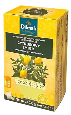 Obrázok produktu pre Dilmah Bylinný citrónový čaj 20 čajových vrecúšok