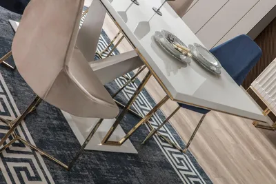 Produktbild von Essgruppe Esszimmer Esstisch Garnitur Ess Stuhl Essgruppe Essecke Modern 5tlg