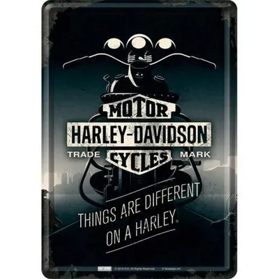 Produktbild von Nostalgic-Art - Blechpostkarte - Harley-Davidson - Things Are Different