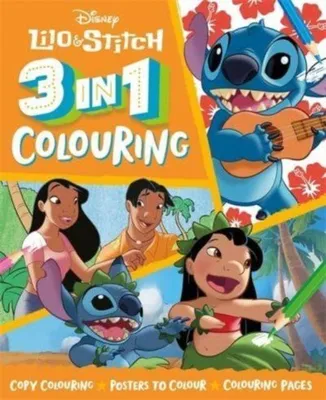 Produktbild von Disney Lilo & Stitch: 3 in 1 Colouring