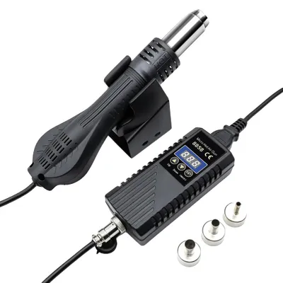 Productafbeelding van Heteluchtblazers, draagbaar ontwerp, instelbare temperatuurregeling, model 8858 KIT1, 220V, EU-stekker