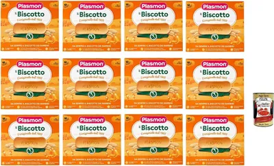 Produktbild von Plasmon Biscotti kekse 12x 320g + Italian Gourmet polpa 400g