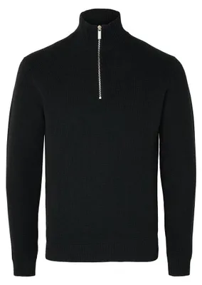 Obrázek produktu pro SELECTED HOMME Pánská mikina LS s texturou, poloviční zip, model NOOS