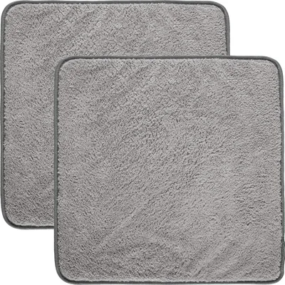 Produktbild von Erwin Müller Microfasertuch 2er-Pack grau 40x40 cm
