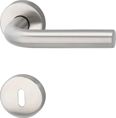 Image de Garniture à béquilles MARCHESI HORIZONT - sur rosace BB, 38 - 45, inox mat